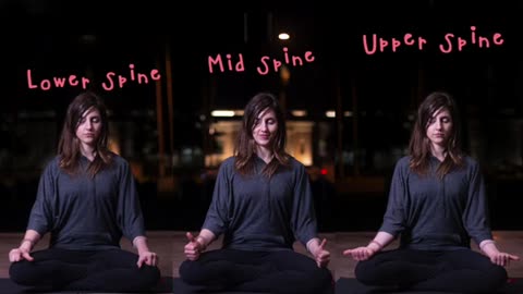 3 areas of spine meditation with hand mudras