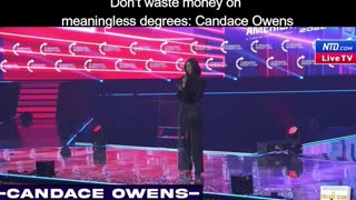 Candace Owens weighs in on wasting money on college degrees