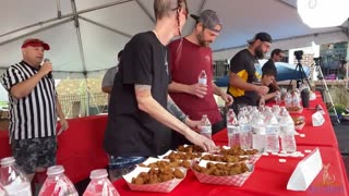 FRIED MUSHROOM EATING CONTEST (NEW RECORD?!?! 2022) | MOM VS FOOD | MOLLY SCHUYLER | DAN KENNEDY