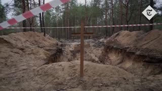 Ukraine-Russia war: Hundreds of graves found in forest near recaptured Izyum