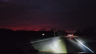 Sky on fire in WI