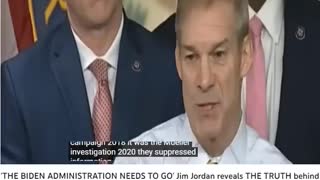 THE BIDEN ADMINISTRATION NEEDS TO GO Jim Jordan reveals THE TRUTH behind Biden Family