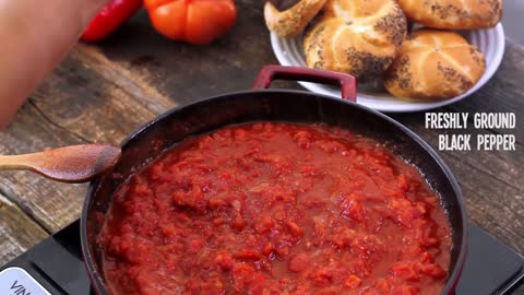 Shakshuka - Eggs in Tomato Sauce Recipe