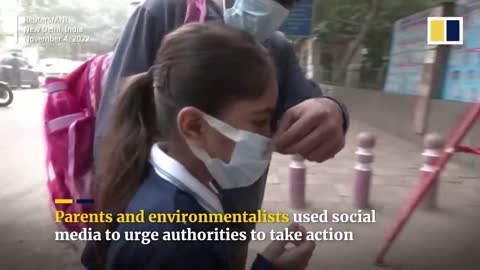 New Delhi shuts primary schools amid ‘hazardous’ smog