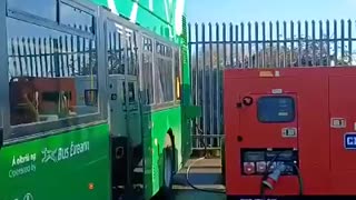 😳🤔 Ireland: Electric buses recharged with diesel generators.