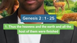 Genesis 2 : 2 - 25