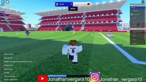 roblox soccer league gameplay