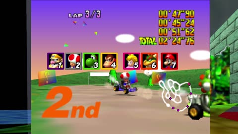 Anything is possible at Mario kart 64 N64