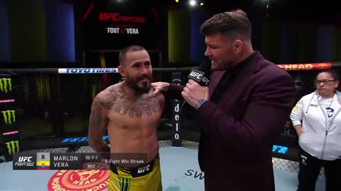 Marlon Vera Octagon Interview | UFC Vegas 53