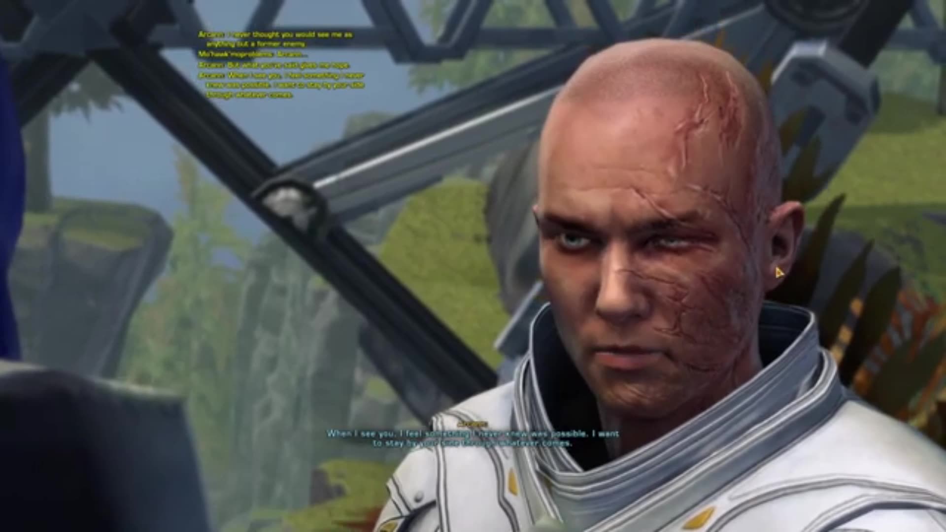 SWTOR Alliance Alert Unmasked Regret Arcann Romance with Male Sith Warrior