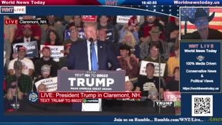 Donald Trump in Claremont, NH 11-11-2023