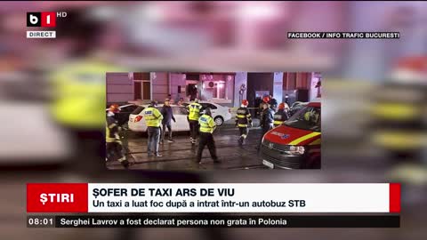 ȘOFER DE TAXI ARS DE VIU_Știri B1_20 nov 2022