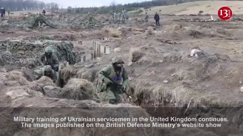 Preparations underway for major attack - footage of Ukrainian fighters training in UK