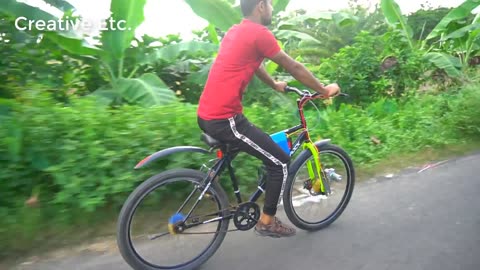 How To Make Electric Bike Using Self Motor