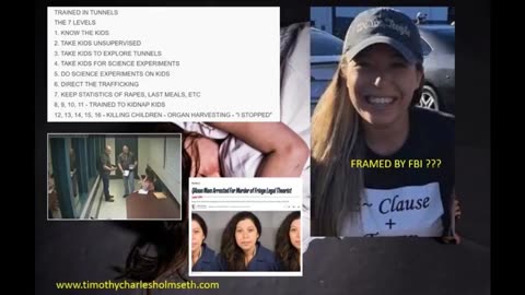 BABIES IN WHEEL BARROWS - "QANON MOM" TURNED IN UNDERGROUND TUNNEL SYSTEM (WAS ARRESTED SUDDENLY)