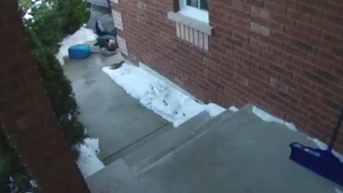 Woman Slips And Falls On Icy Porch And Couldn't Get Up