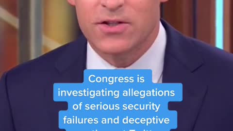 Congress is investigating allegationsof serious security failures and deceptive practices at Twitter