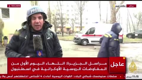 Al Jazeera filme des soldats ukrainiens utilisant des ambulances de la Croix-Rouge