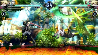 BlazBlu Cross Team Battle . Xanxus vs Jamarr27