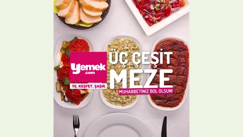 Üç Çeşit Meze Tarifi - Meze Tarifleri Yemek.com