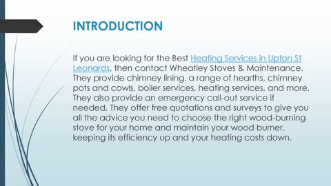 Best Heating Services in Upton St Leonards