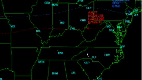 9/11 2001 Radar Recording Flight 77's Flight Path (The Plane that "hit the pentagon")