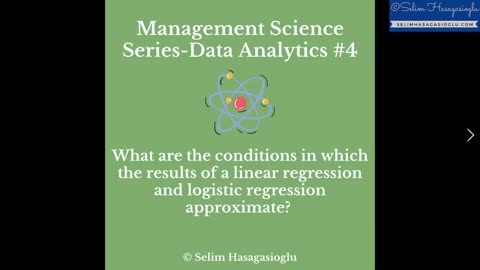 Management Science Series:4 Linear regression 🆚 Logistic regression