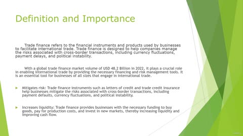 Udemy - Trade Finance Fundamentals - Understanding The Basics ~ Introduction - Definition and importance ~ Video No: 01