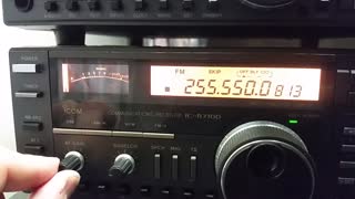 Satcomm Pirates On 255.550Mhz - Icom R7100 reciever