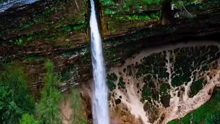 Magical Waterfall in Slovenia