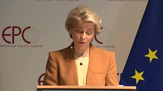 EU's von der Leyen: "We know this is an era where we rely on one single supplier. China!