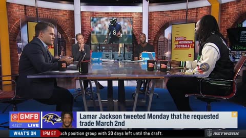 GMFB - -No rush on Rodgers, Lamar Jackson not option- Kyle Brandt LATEST Jets pursuing MVP QB Ravens