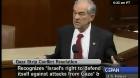Ron Paul On Israel And Hamas
