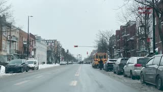 The third day after the snow montreal canada 2023