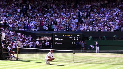 Djokovic beats Kyrgios in seventh Wimbledon win