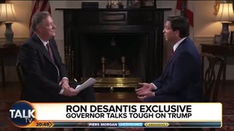 Ron Desantis Laughs at Trumps Past Endorsement & Brings Up That she Stood Up for Trump as a Congressman Of The Russia Collusion Hoax… But as Governor, “Hush Money to Strippers”