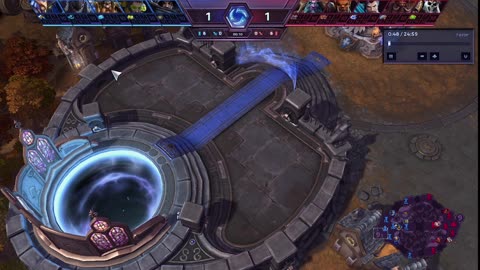 Heroes of the storm, gameplay as Jaina Proudmore 31st august video 1