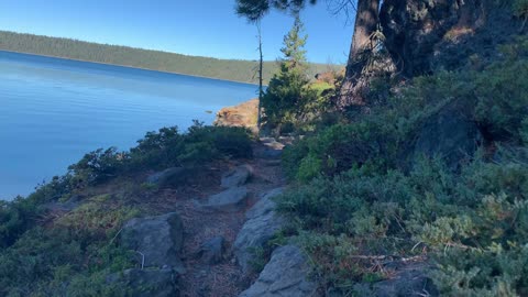 Central Oregon – Paulina Lake “Grand Loop” – Rocky Lakeshore Trail
