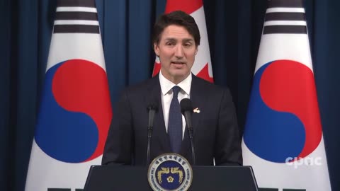 PM Justin Trudeau and South Korean president speak with reporters in Seoul – May 17, 2023