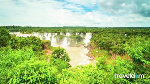 伊瓜苏瀑布 ,Iguazu falls, 阿根廷与巴西边界, 世界上最宽的瀑布