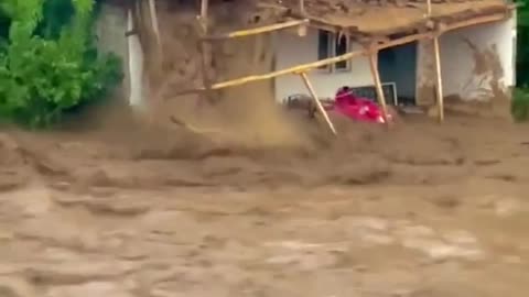 Flash floods that hit residential areas