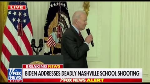 Biden Joking about Ice Creams after Nashville Shooting