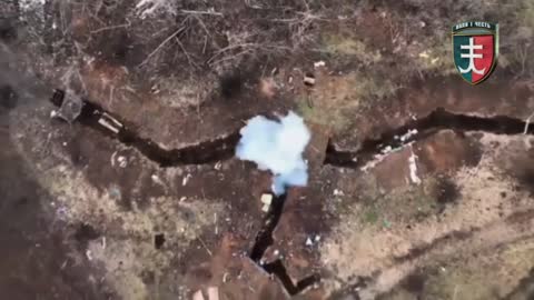 Ukrainian Marines Send Russian Troop To 'Kobzon Concert' By Dropping Bomb Over Dugout