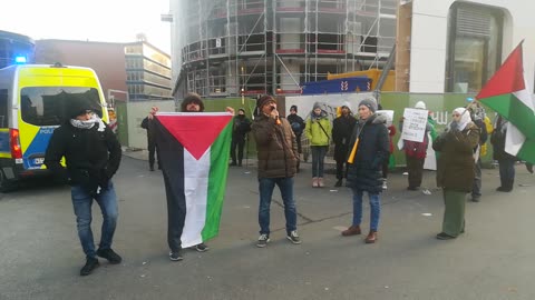 Demo 3.12.23 Stop den Krieg in Gaza , KatharinenPforte