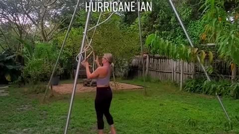 YESTERDAY I TOOK DOWN MY RIG FORHURRICANE IAN