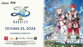 Japanese RPG Ys X: Nordics to Launch Globally in October