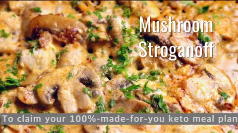Wanna Lose Weight by Eating Mushroom Stroganoff? (KETO DIET)