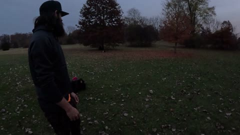 Windy disc golf at Stony Creek