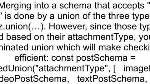 How to merge multiple Zod object schema