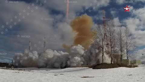 Ukraine War - High-quality footage of the Sarmat missile launch.